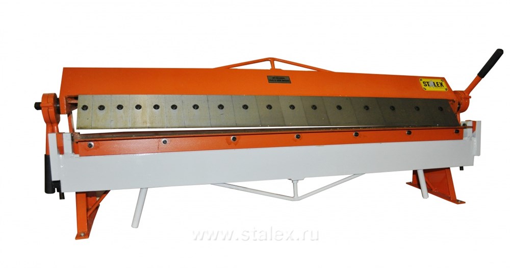 Фото 43 - Станок листогибочный ручной сегментный  STALEX W1.5x1260A.