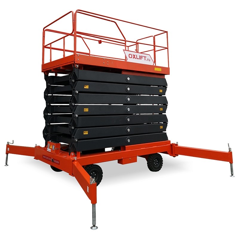 Фото 62 - Ножничный Подъемник QX-050-110 OXLIFT 500 кг 11 м.