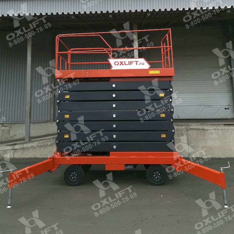 Фото 64 - Ножничный Подъемник QX-050-110 OXLIFT 500 кг 11 м.