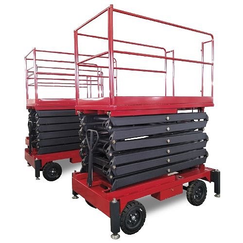 Фото 65 - Ножничный Подъемник QX-030-06 OXLIFT 300 кг 6 м.