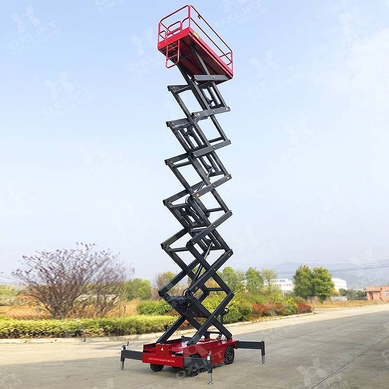 Фото 79 - Самоходный ножничный подъемник QZ-050-110 OXLIFT 500 кг 11 м.