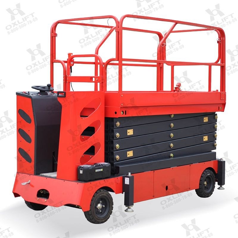 Фото 81 - Самоходный Ножничный Подъемник QZ-050-075 WD OXLIFT 500 кг 7.5 м.