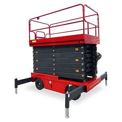 Фото 48 - Самоходный Ножничный Подъемник QZ-030-080 OXLIFT 300 кг 8 м.