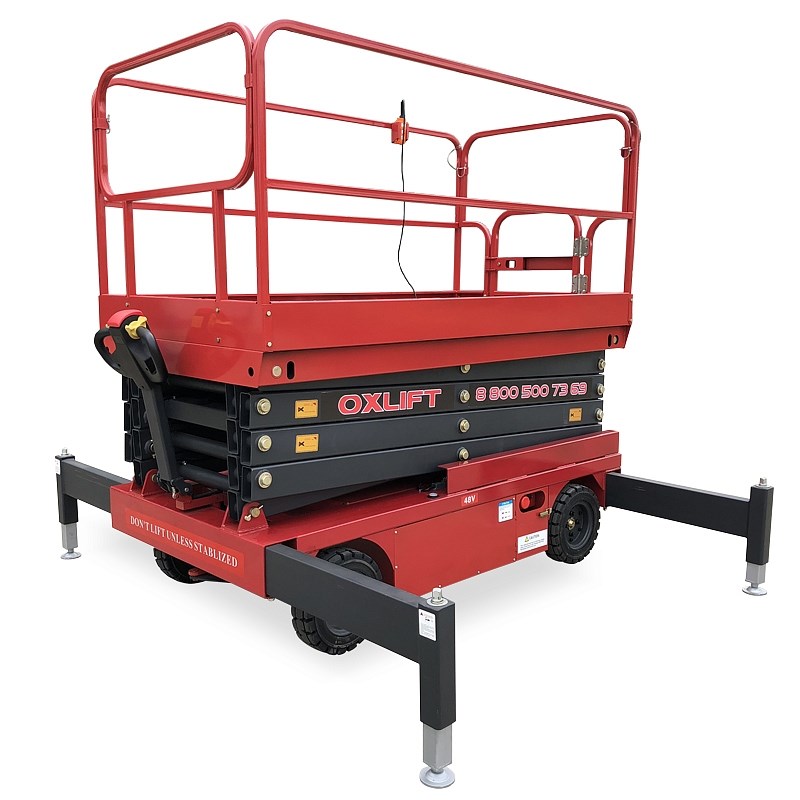 Фото 84 - Самоходный Ножничный Подъемник QZ-030-039 OXLIFT 300 кг 3.9 м.