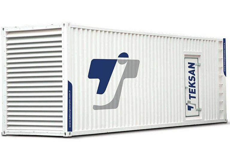 Фото 1 - TJ1250PE5L дизельный генератор Teksan 898 кВт В контейнере на двигателе Perkins / 4008-30TAG3.